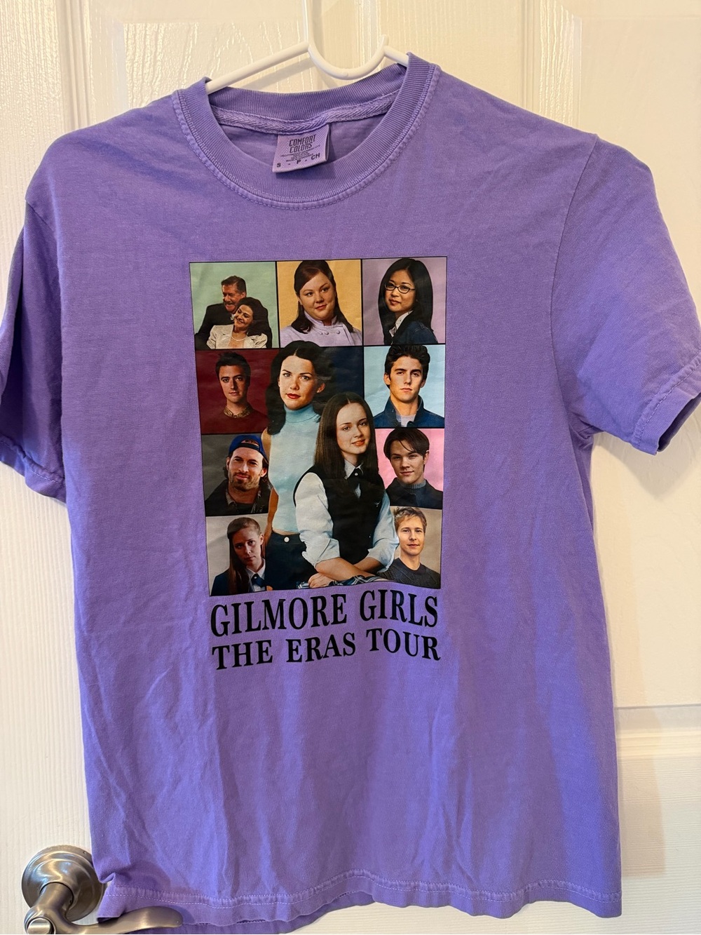 Comfort Colors Purple Gilmore Girls Photo Collage Tee